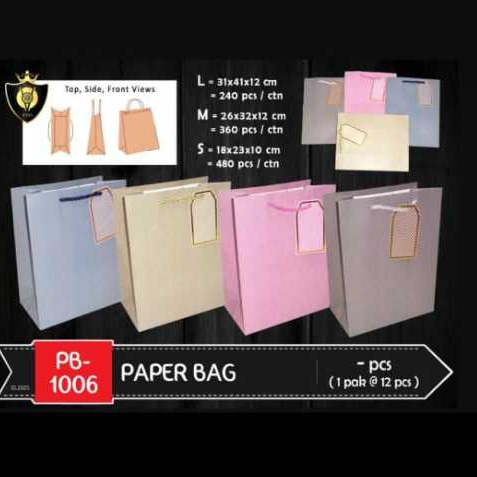 

Paperbag Tas Kertas MEDIUM/Paperbag Murah/ Tas Souvenir KODE 1006 M