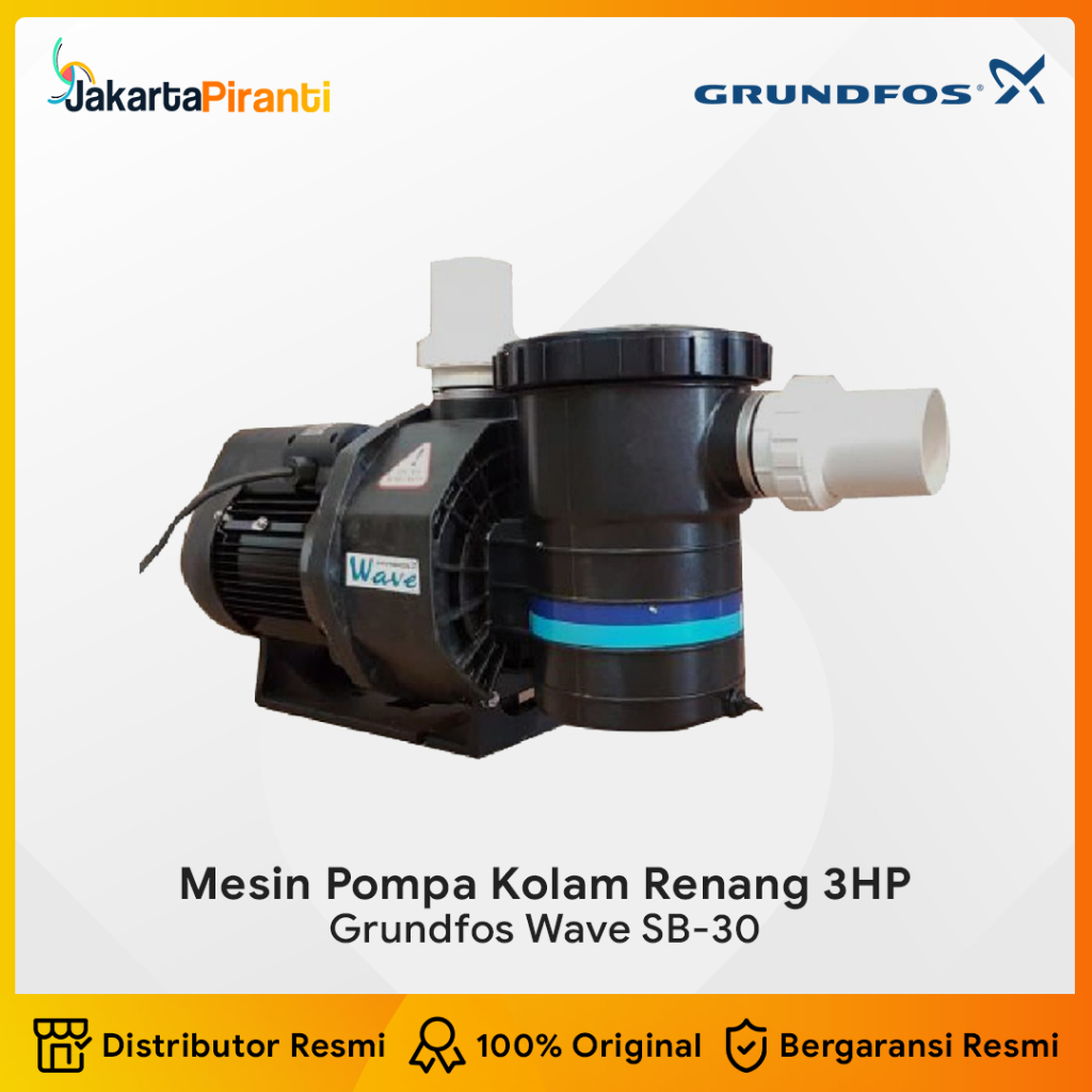 Mesin Pompa Kolam Renang 3 HP Grundfos Wave SB-30