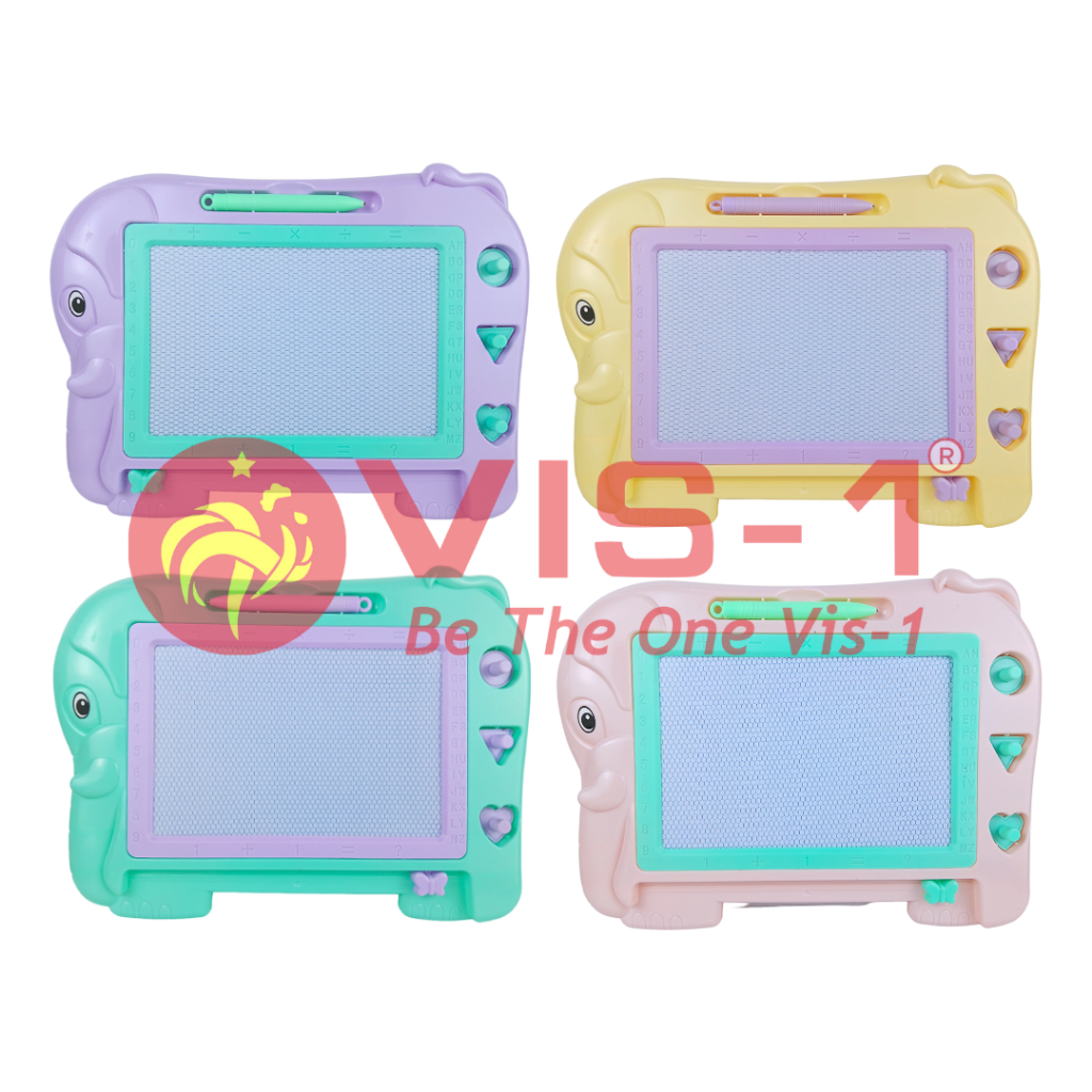 

VIS-1 Papan Tulis Magnet Jalan / Magic Board Magnet motif Gajah 3022