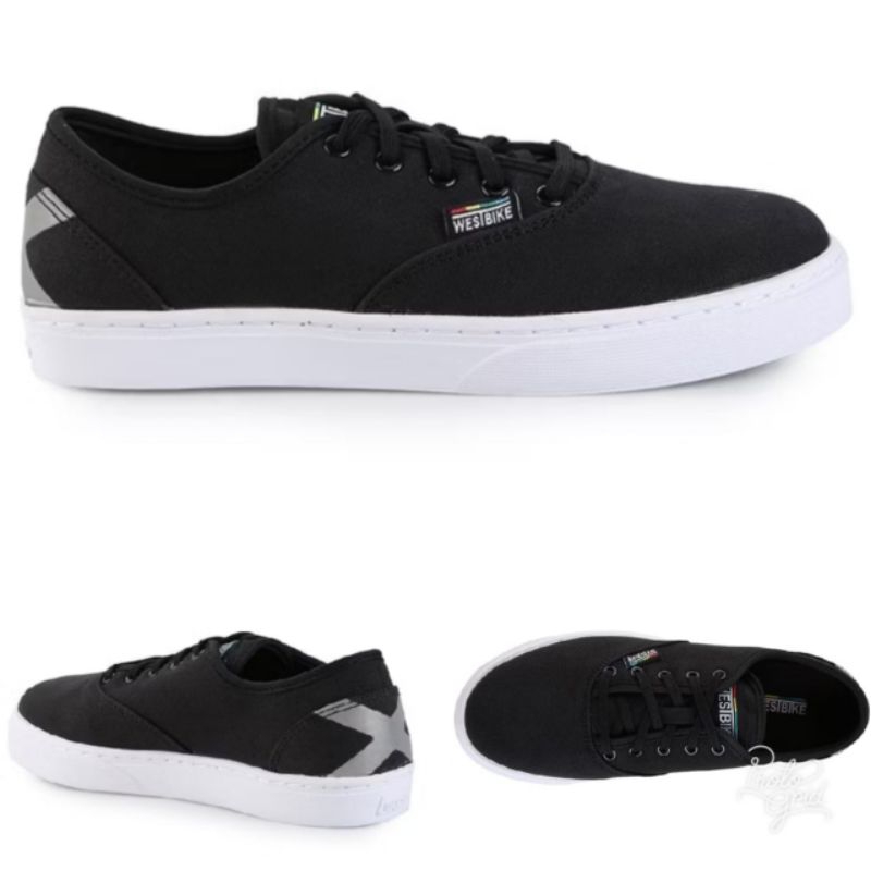 Sepatu League Lifestyle J Courier Westbike hitam original Sneakers promo sale murah
