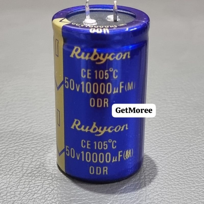 Elco 10000UF 50V Rubycon Biru Elko 10000 uf 50 v