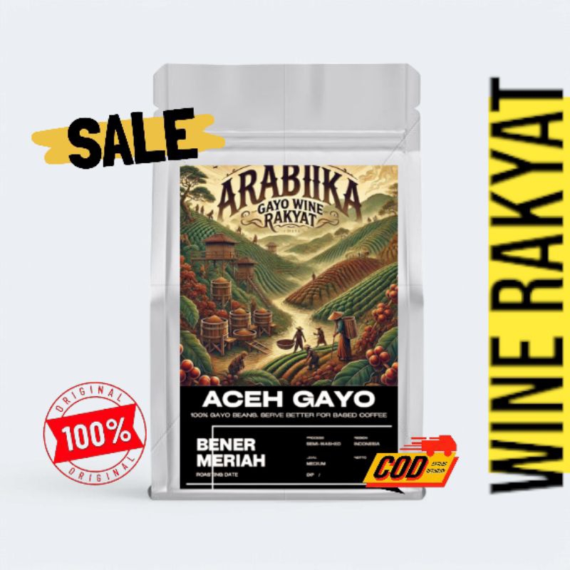

KOPI WINE LOW GRED ARABIKA GAYO – FERMENTASI ALAMI, AROMA FRUITY & RASA UNIK