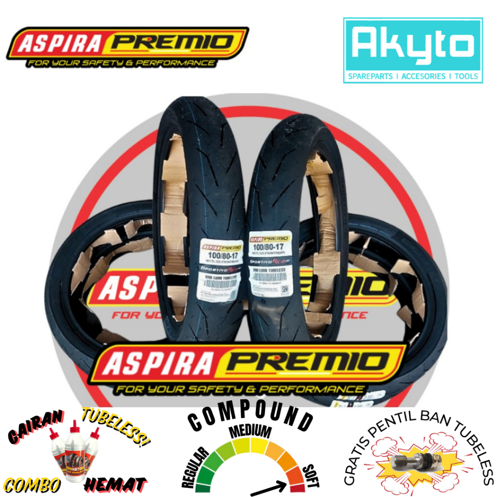 [TERBARU DAN TERLARIS] BAN ASPIRA PREMIO RS-01 / RS 01 / BAN SIRKUIT BALAP CIRCUIT / BAN SOFT COMPOU