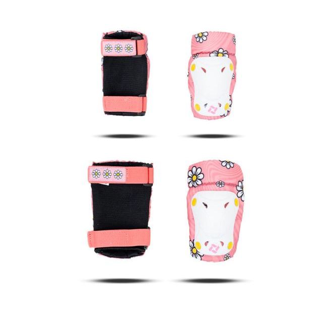 Skateboard Protector Xzone Flower Junior / Dekker Bicycle /Pelindung lutut tangan
