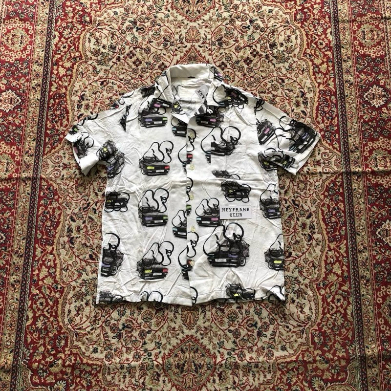 Thisisneverthat open collar pattern shirt HE898