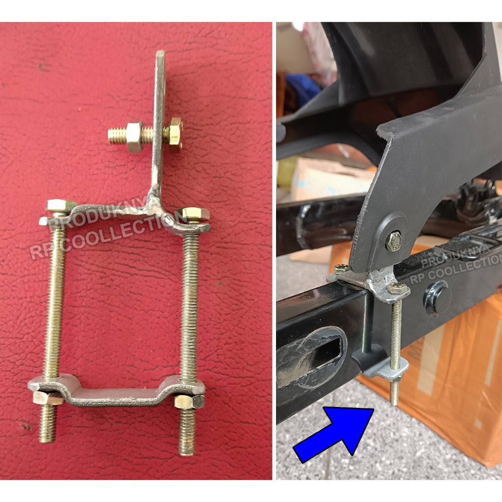 Braket Swing Arm untuk Pasang Spakbor Kolong GTR NINJA MEGAPRO SONIC SATRIA CBR PULSAR SCORPIO CB150