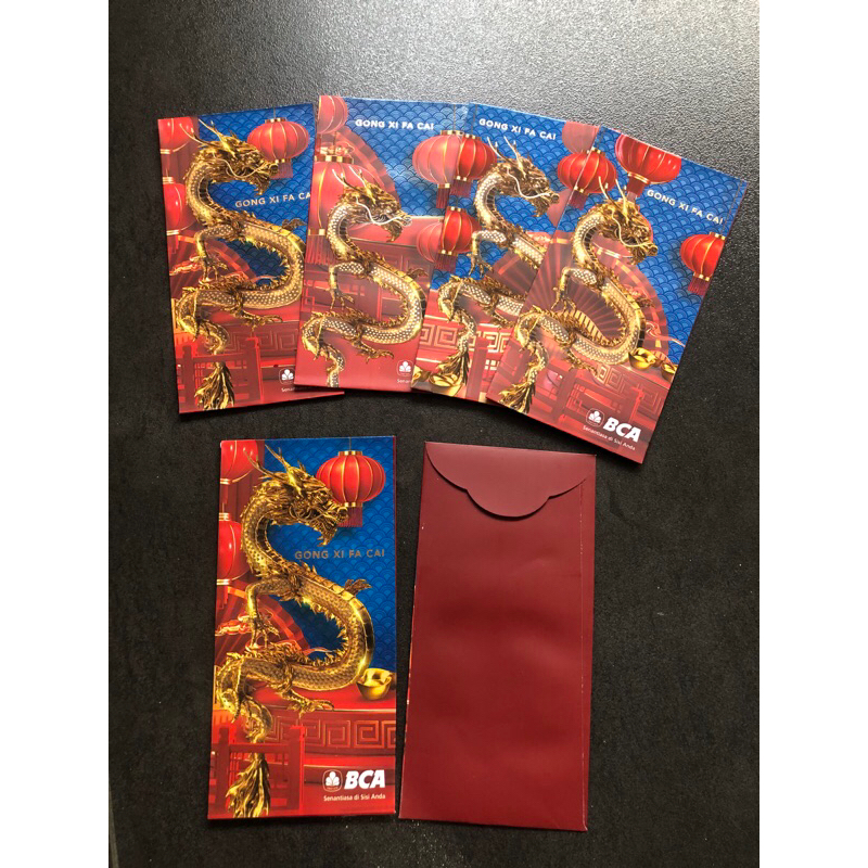 kertas angpao/kertas angpao BCA isi 5