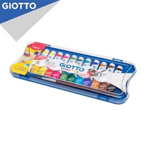 

Gramedia Karawaci-Mnh- Giotto Poster Paint 12 Ml, 12 Colours + Brush