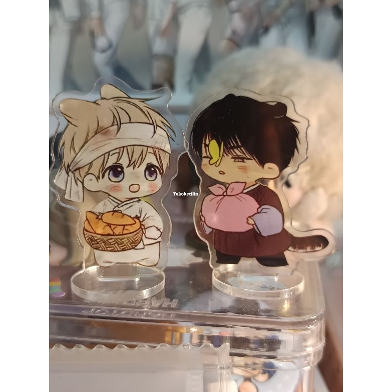 [READY STOCK] No love zone standee cute fanmerch manhwa unofficial standee mini standee acrylic stan