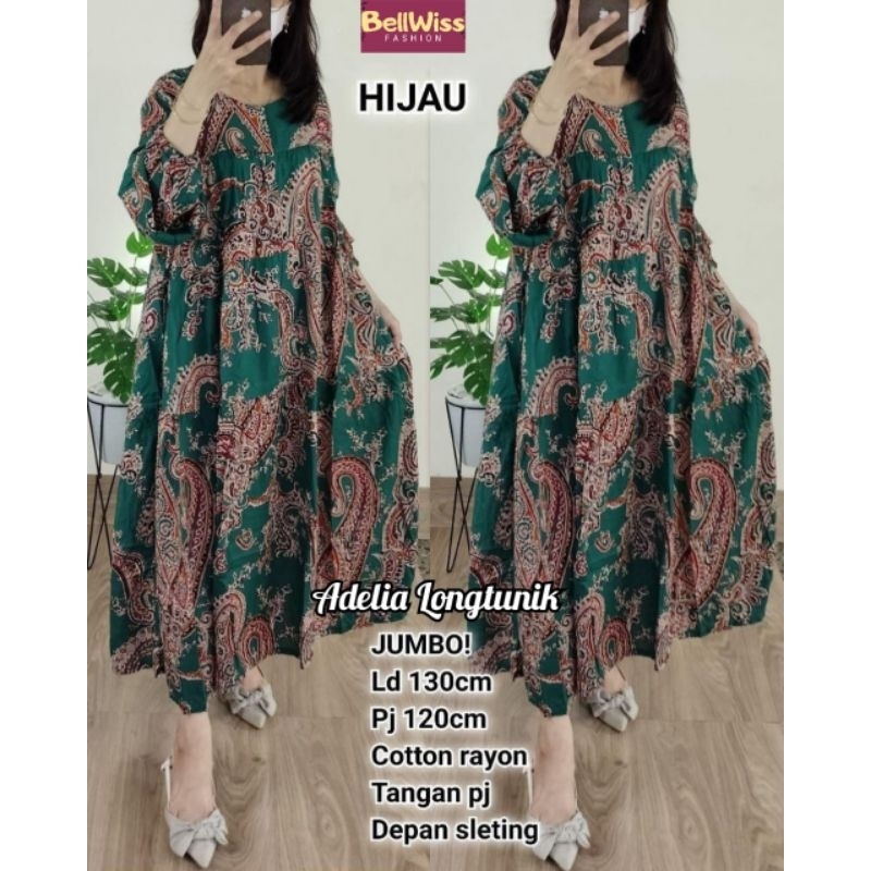 Adelia long tunik ori berlwis