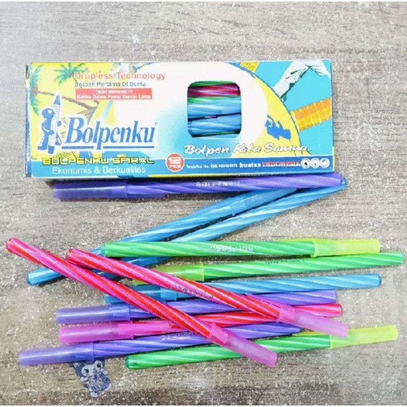 

Pena ulir BOLPENKU ecer dan grosir