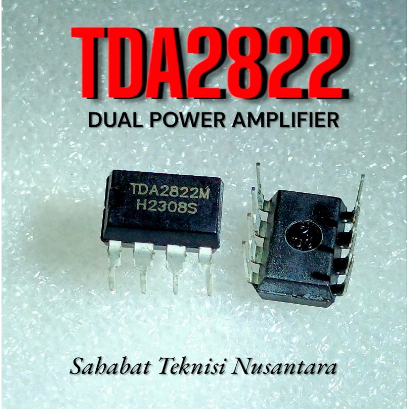 4pcs TDA2822 DIP-8 TDA 2822 TDA2822M TDA2822 IC dual audio amplifier