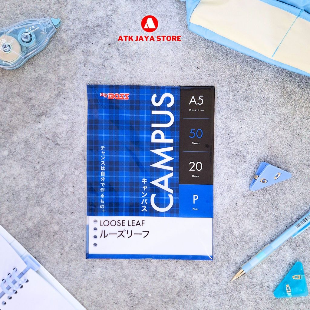 

Loose Leaf A5 isi 50 lembar POLOS BIG BOSS