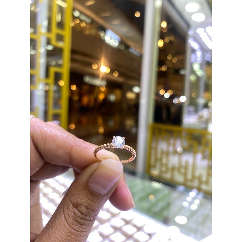 cincin emas solitaire kadar 750%(22,18,17k)
