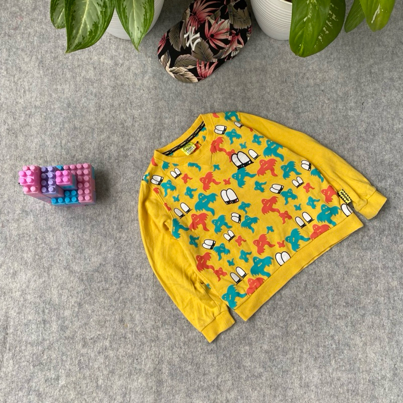 crewneck anak elstinko kuning hallowen super lucu