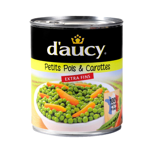 

Daucy Extra Fine Green Peas & Carrot 400 GR