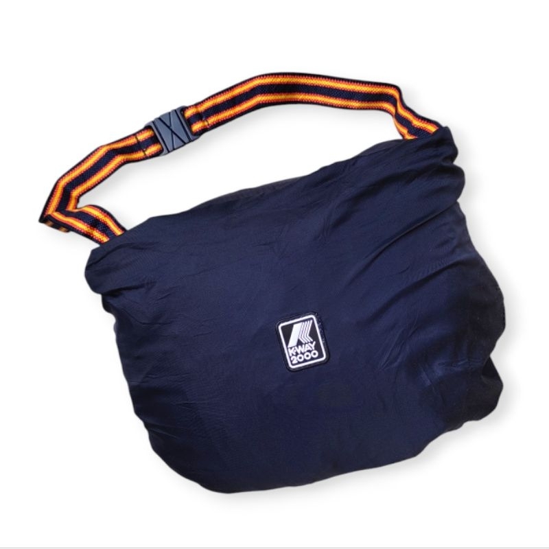 K-Way 2000 Packable Jacket / Outdoor Hidden Hoodie Jacket
