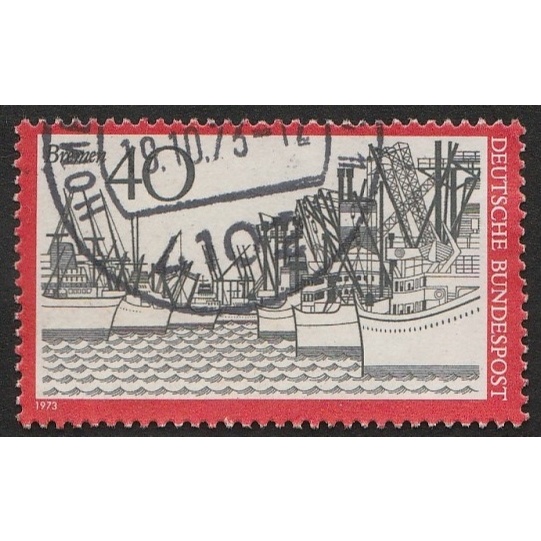 

A 11975 SATU BUAH PRANGKO JERMAN TEMA DERMAGA KAPAL DENGAN KONDISI SUDAH ADA CAP