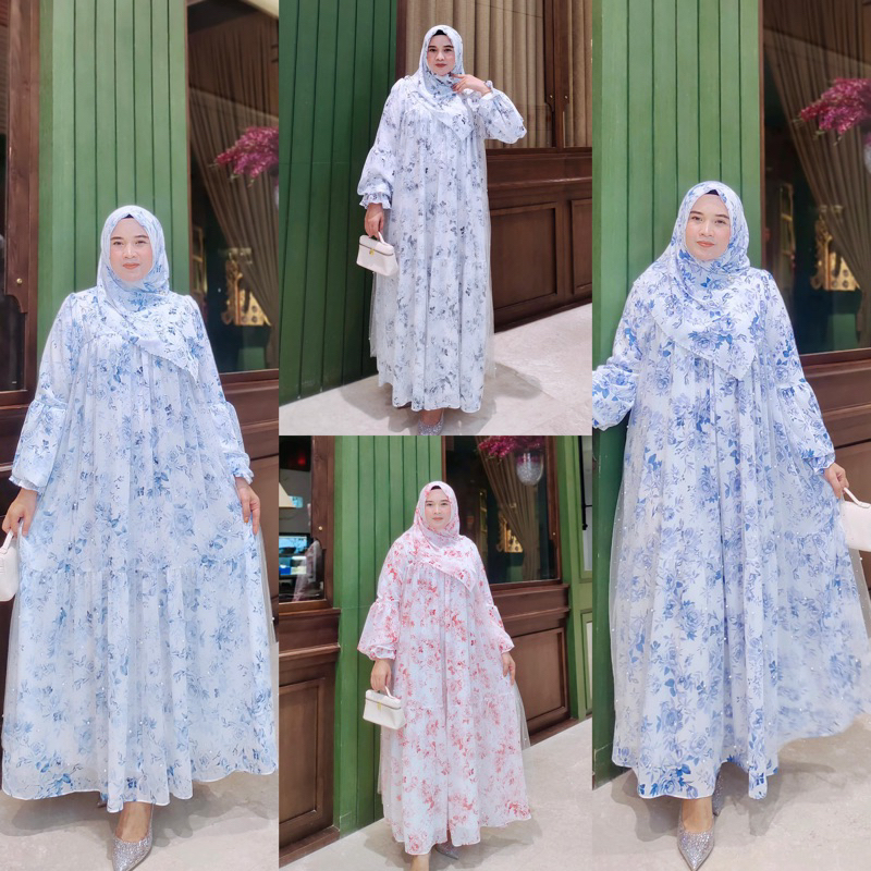 RADWAH  DRESS SET HIJAB /  / ZAHRA DRESS / BESTIE SET OVER ALL / KHAYRA DRESS / ANARA SET BY SMW (OR