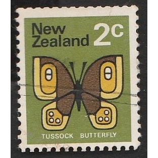 

A 11296 SATU BUAH PRANGKO NEW ZEALAND NOMINAL 2C TEMA SATWA KUPU-KUPU TUSSOCK BUTTERFLY DENGAN KONDISI SUDAH ADA CAP