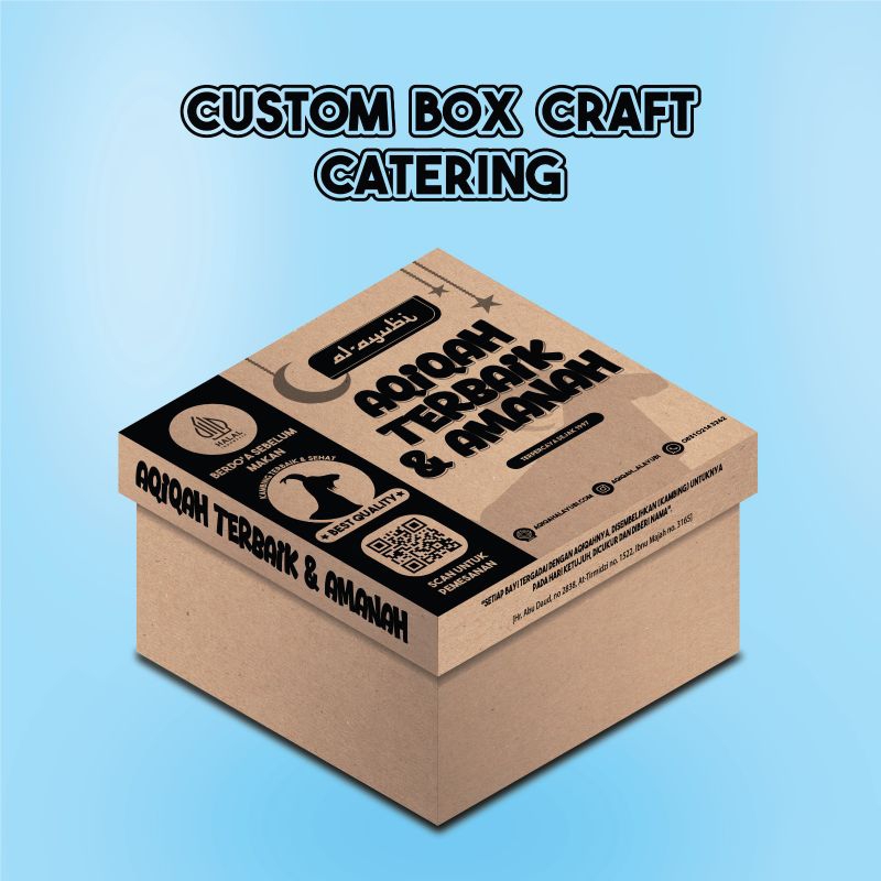 

Custom Box Nasi Catering Craft 275gsm / Paper Box Packaging