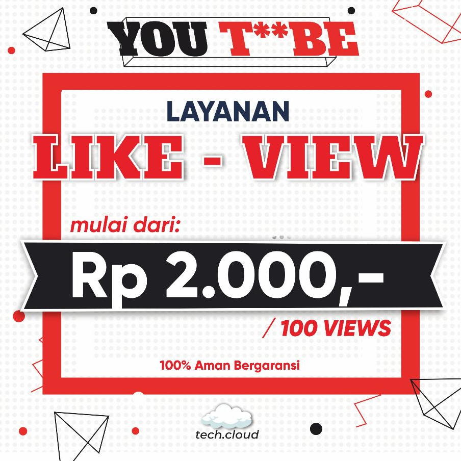 PANDUAN LIKE VIEW YOUTUBE | 100% Aman Bergaransi