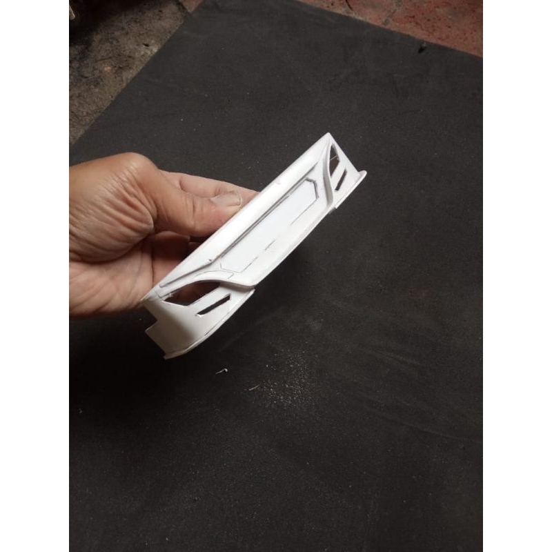 Bemper miniatur truk plastik/kayu skala 14