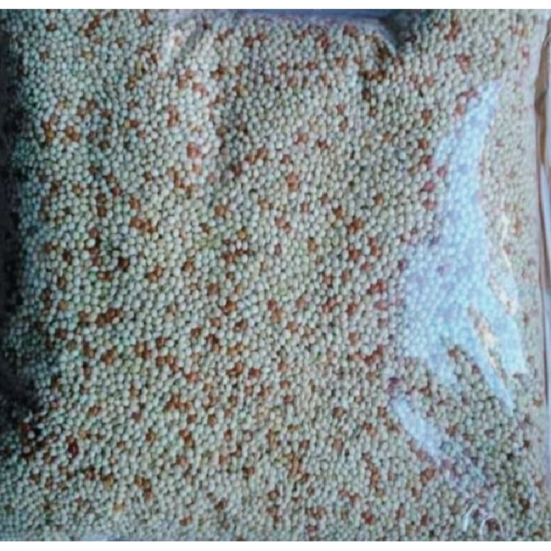 Milet Campur 1kg Milet Putih dan Merah Pakan Burung Perkutut Lovebird