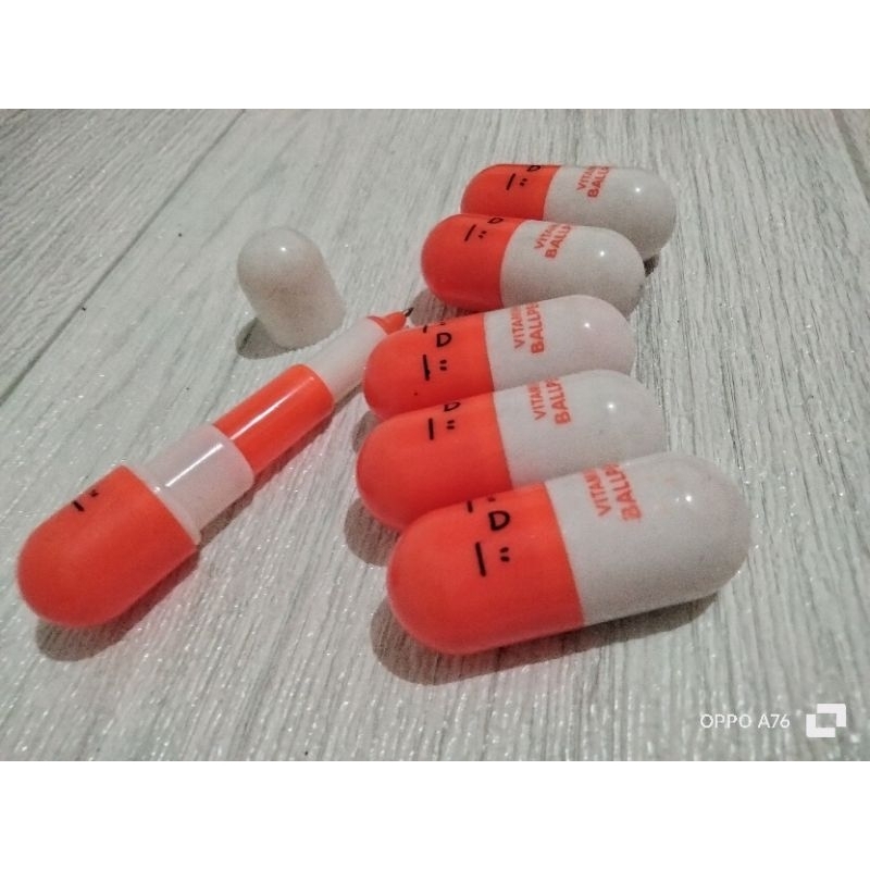 

pulpen kapsul bentuk unik 1pcs