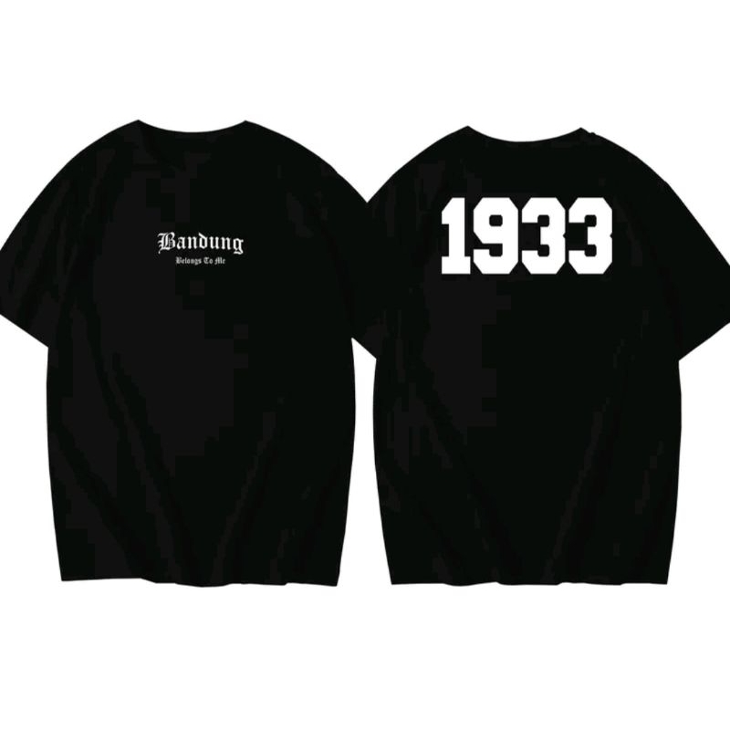 Kaos Bandung Belongs To Us 1933 Baju Distro
