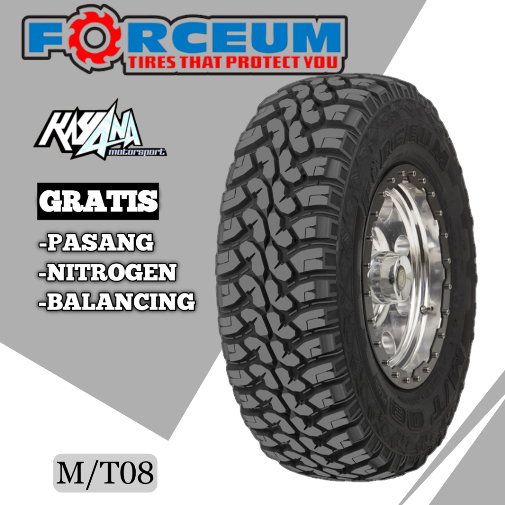 Ban Ring 15 Ukuran 235 75 R15 Forceum M/T08 Ban Offroad R15 235/75