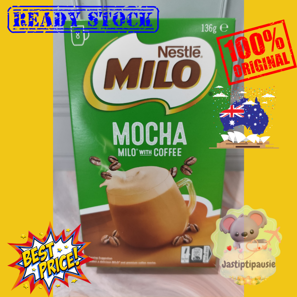 

Milo Mocha Coffee Original 8 Pack - Australia