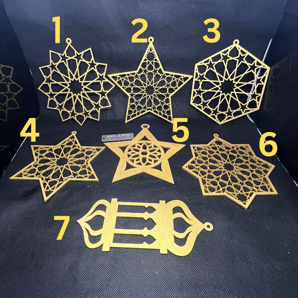 Ornamen Ramadan Ornamen Dekorasi Ramadhan Idul Fitri Hangtag Ramadhan hiasan gantung ramadan ied