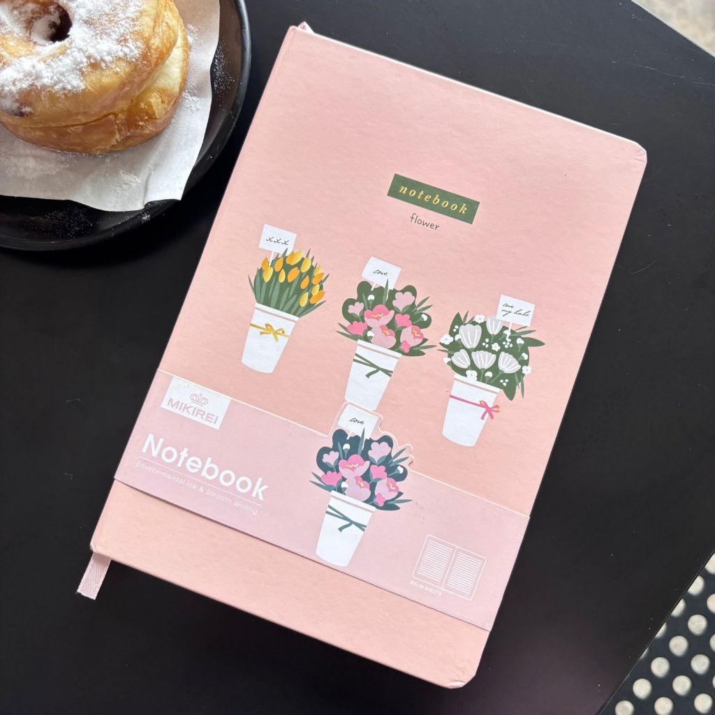 

MIKIREI Buku Diary | Buku Jurnal | Notebook Bunga | Flowers Diary | Buku Tulis Korea | diary Aesthetic