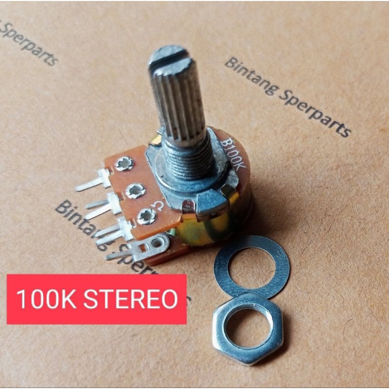 POTENSIO STEREO 100K POTENSIO 100K STEREO