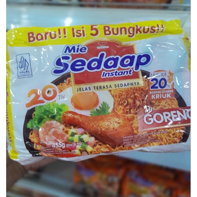 

MIE sedap/MIE sedap goreng/mie instan/mie goreng isi 5
