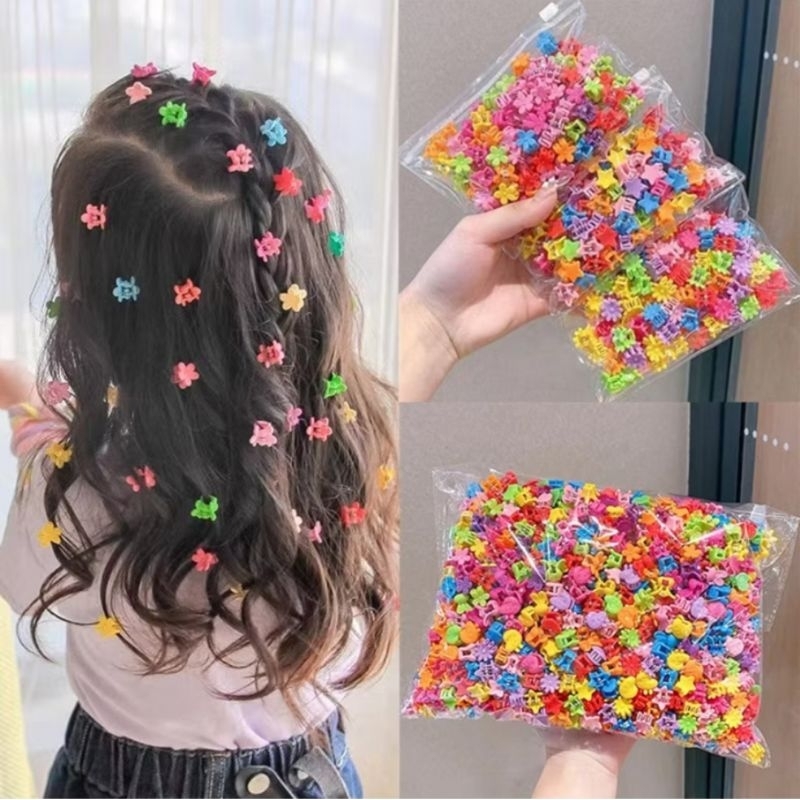 30 PCS JEPIT Rambut Anak Perempuan Korea / Jepit Rambut Mini Kecil Korea / Jedai Rambut Anak Korea P