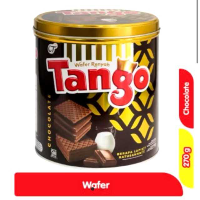 

Tango wafer kaleng rasa coklat 240gr