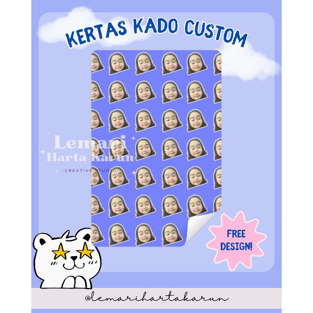 

Kertas Kado Custom A3+ 33 x 48.3 cm
