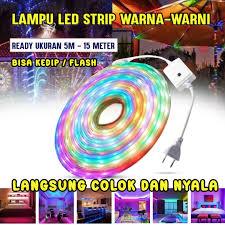Lampu led strip Selang 5m 3528 2835 lampu selang Led RGB OUTDOOR-IBZ