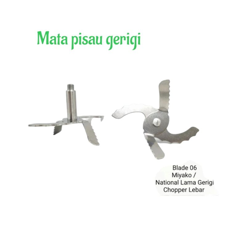 Mata pisau blender Gerigi miyako nasional lama as besar