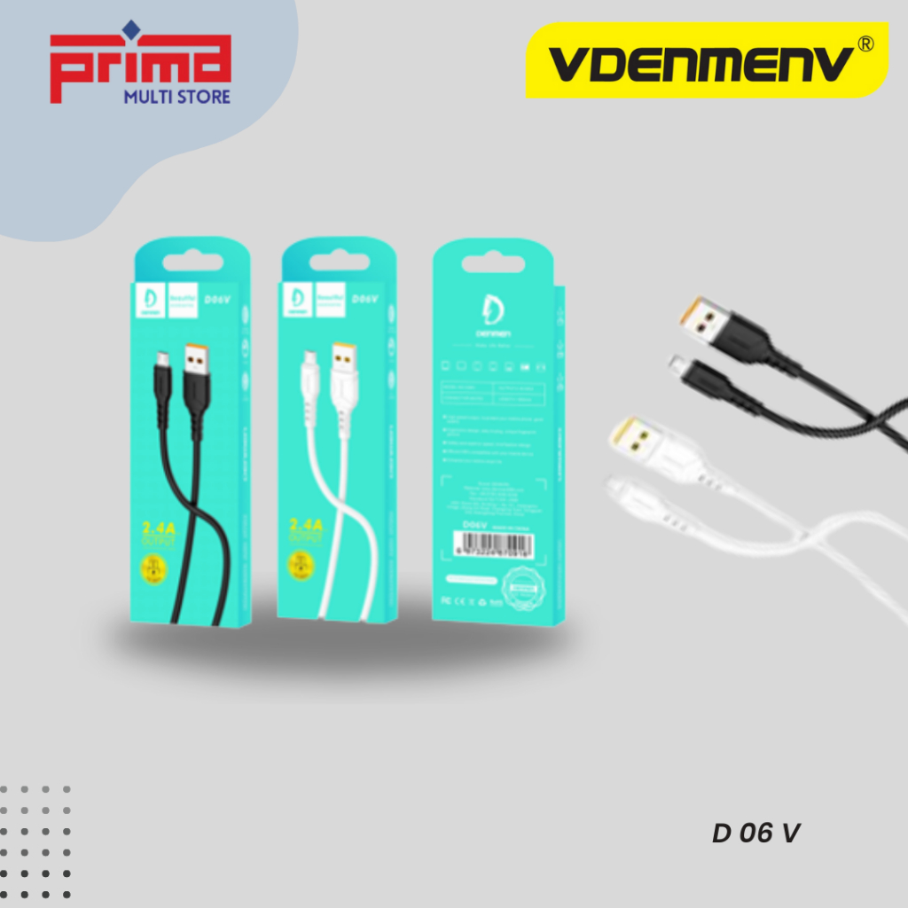 VDENMENV D06V/T/L Mobile Cables USB Micro/Type-C/Iphone for Samsung/Oppo/Iphone/Vivo