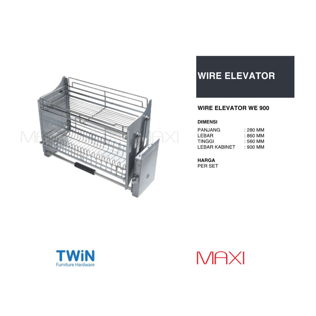 TMB Wire Elevator Chrome TMB WE 900 - 600