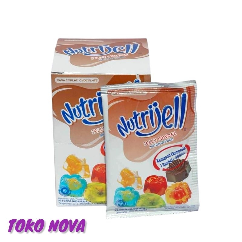 

NUTRIJEL ECO COKELAT /BUBUK JELLY NUTRIJEL KEMASAN 29GR @12PCS