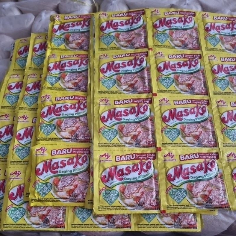 

Masako sapi promo 8,5gram×144pcs [12renceng] (56.500)