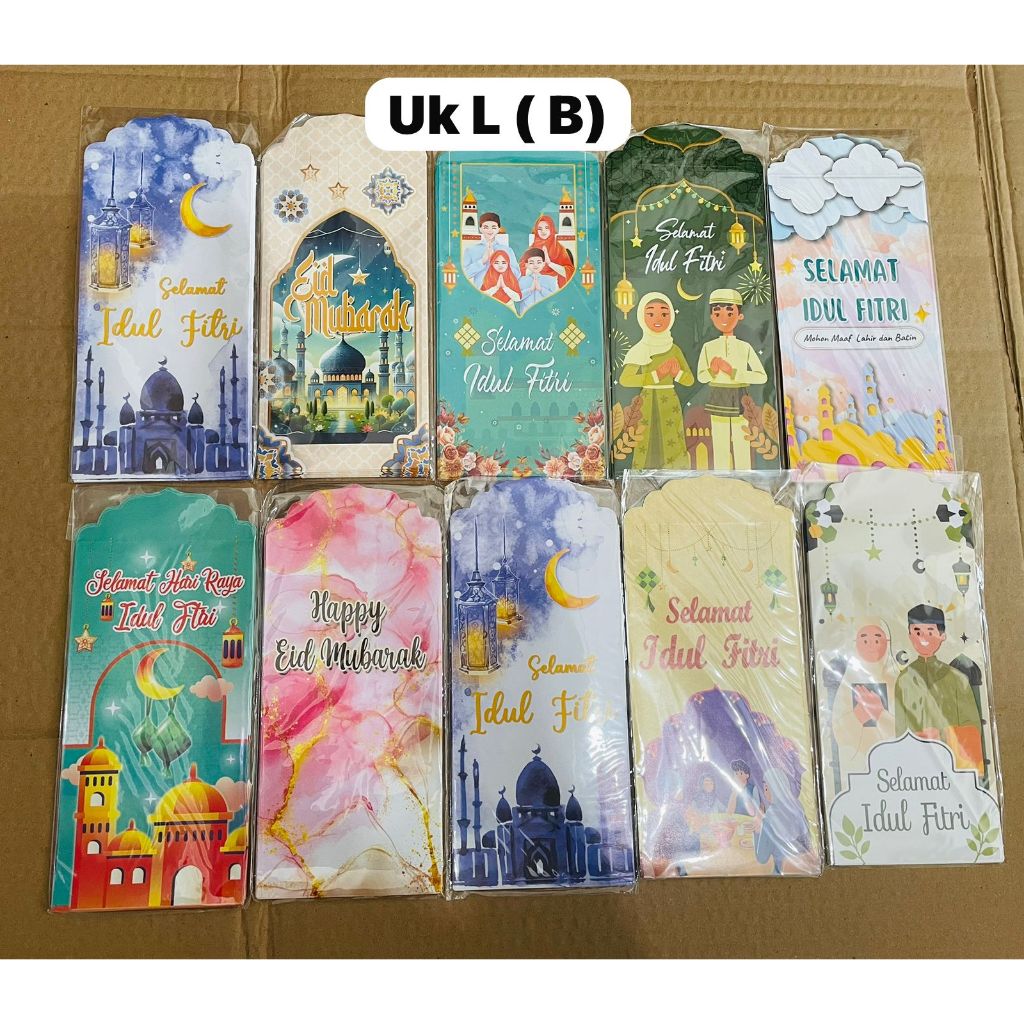 

Amplop Lebaran/Idul Fitri Uk L Perpack Isi 8pcs ( Type B )