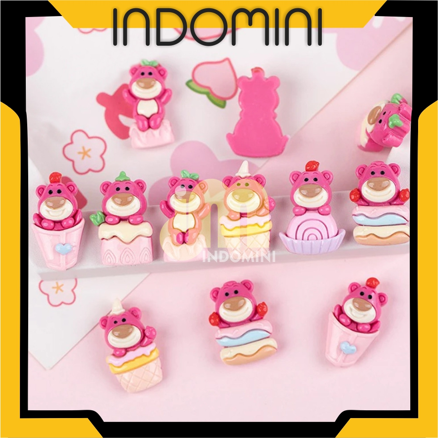 

INDOMINI 1Pcs NEW CUTE MINI CARTOON 3D LOTSO Stiker Glossy Free Resin Aksesoris Hiasan Deco Sticker DIY Lucu R1193