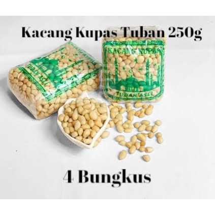 

4 Bungkus - Kacang Kupas Tuban Asli 250g