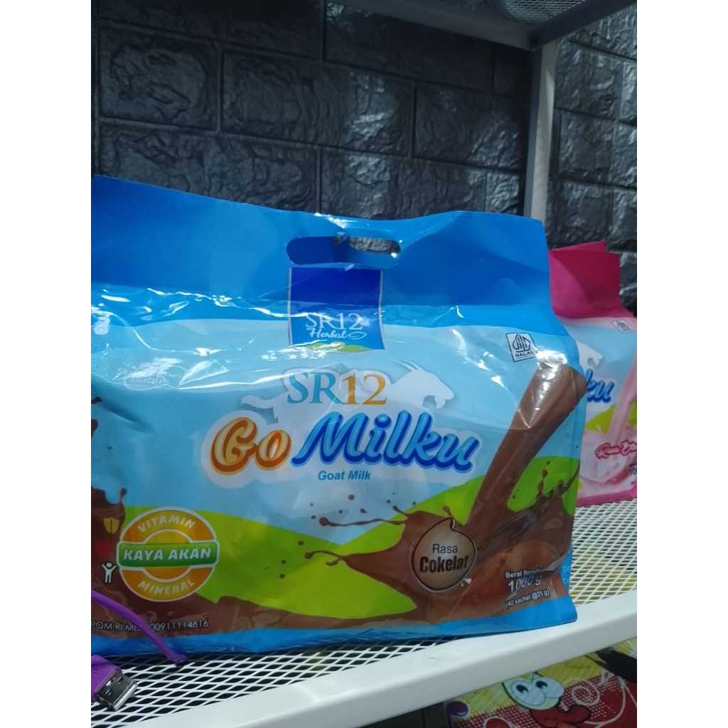 

GO MILKU dan GO MILKU Gold SR12 Susu Kambing Premium Kemasan Sachet 25 gram