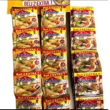 

36 Sachet Bumbu Kaldu Sedap 2renteng